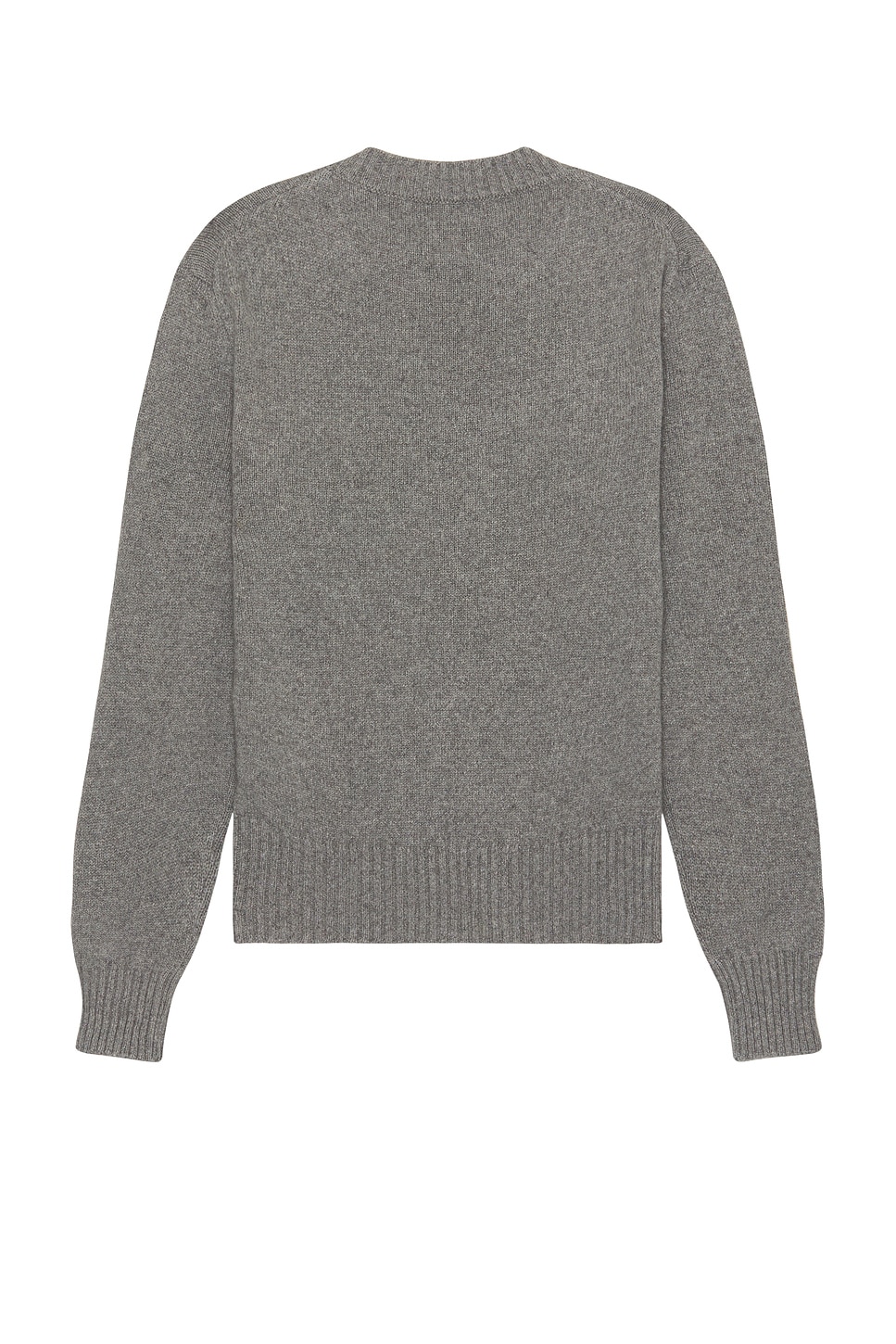 Shop Ami Alexandre Mattiussi Tonal Adc Sweater In Light Grey