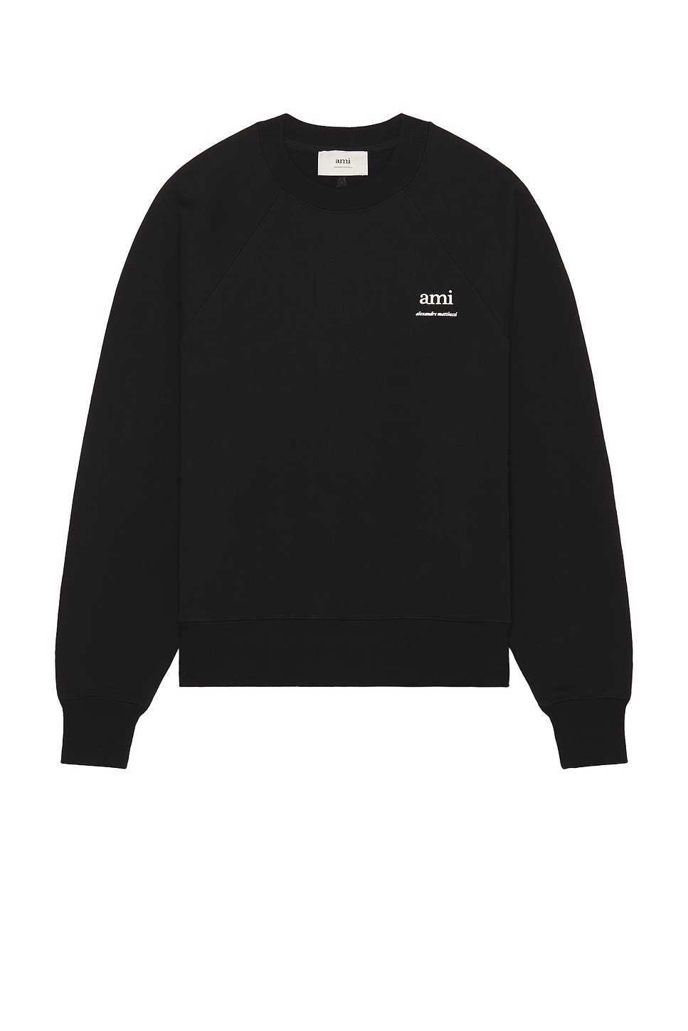 Image 1 of ami Sweatshirt Ami Am in Black