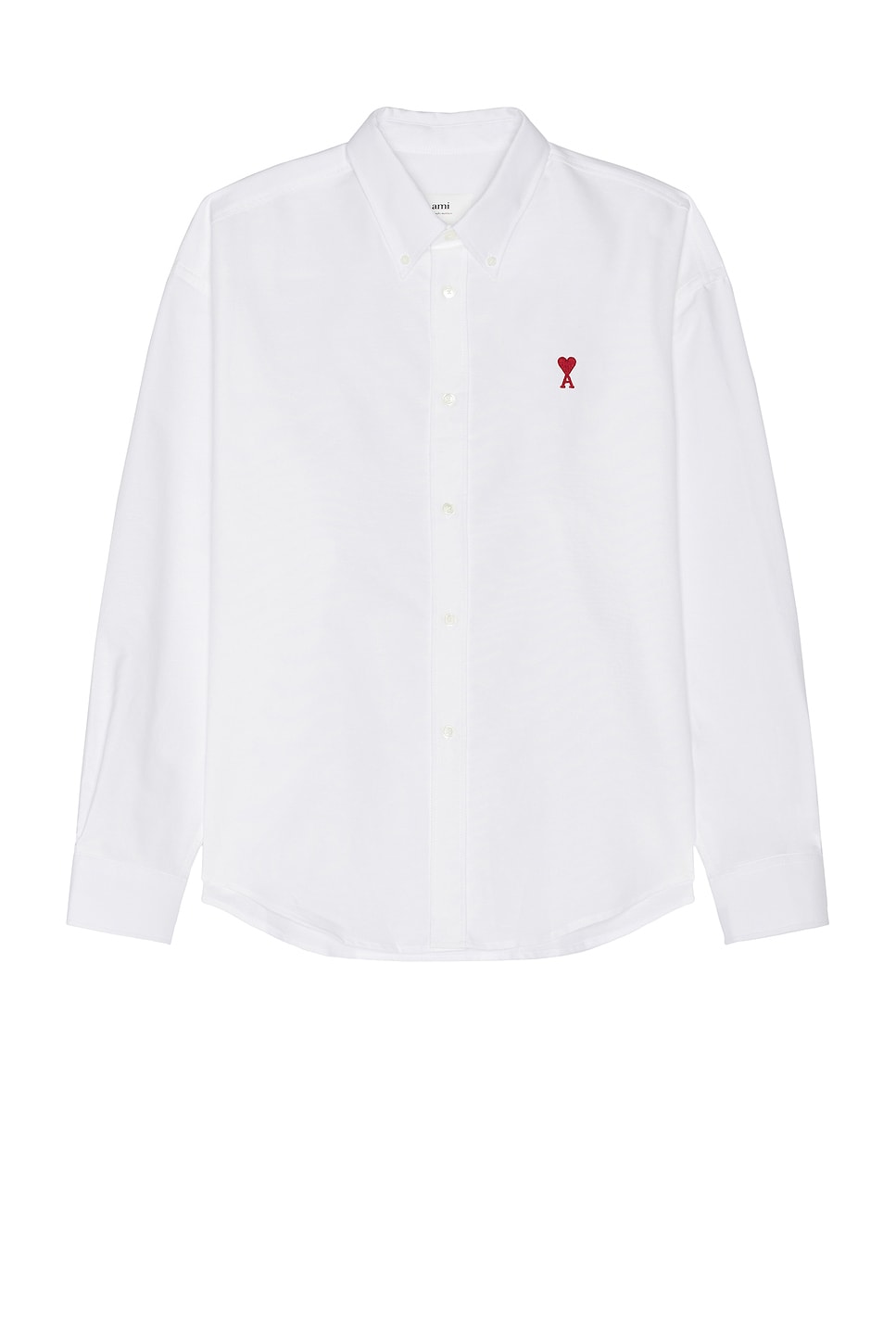 Image 1 of ami Boxy Fit Shirt in Natural White
