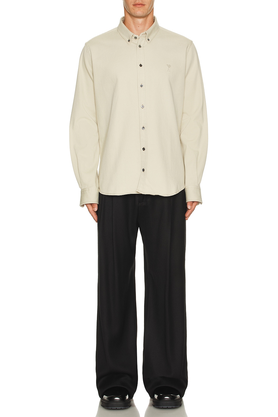 Image 1 of AMI Paris ADC Shirt in Off White