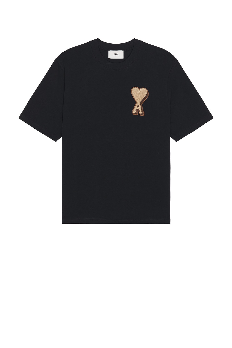 Image 1 of AMI Paris T-Shirt in Black