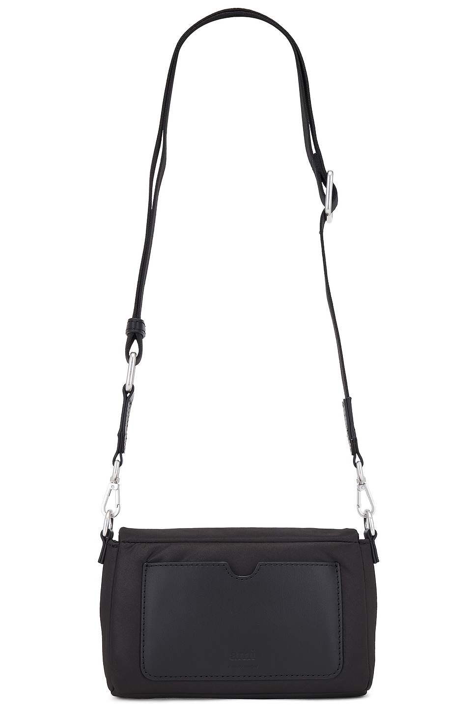 Shop Ami Alexandre Mattiussi Adc Lunch Box Bag In Black