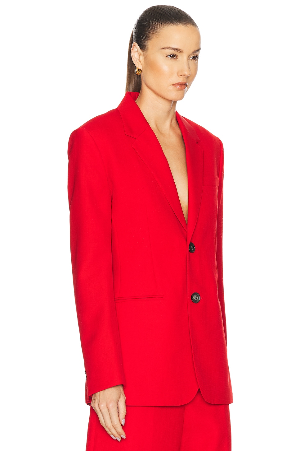 AMI ALEXANDRE MATTIUSSI SEMI LINED BLAZER