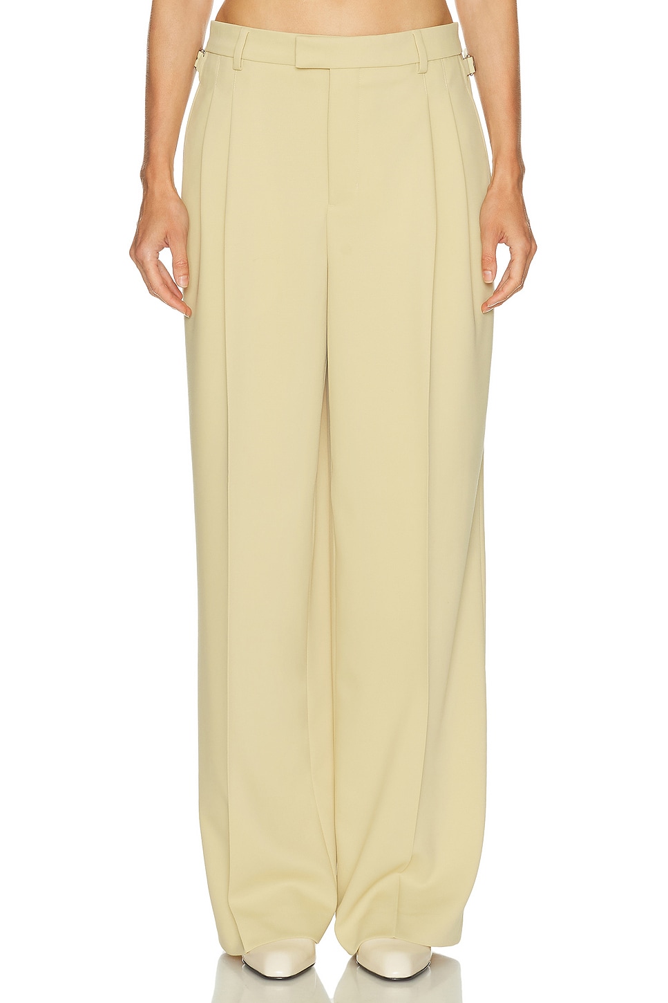 Image 1 of AMI Paris Tailored Trouser in Lime Green