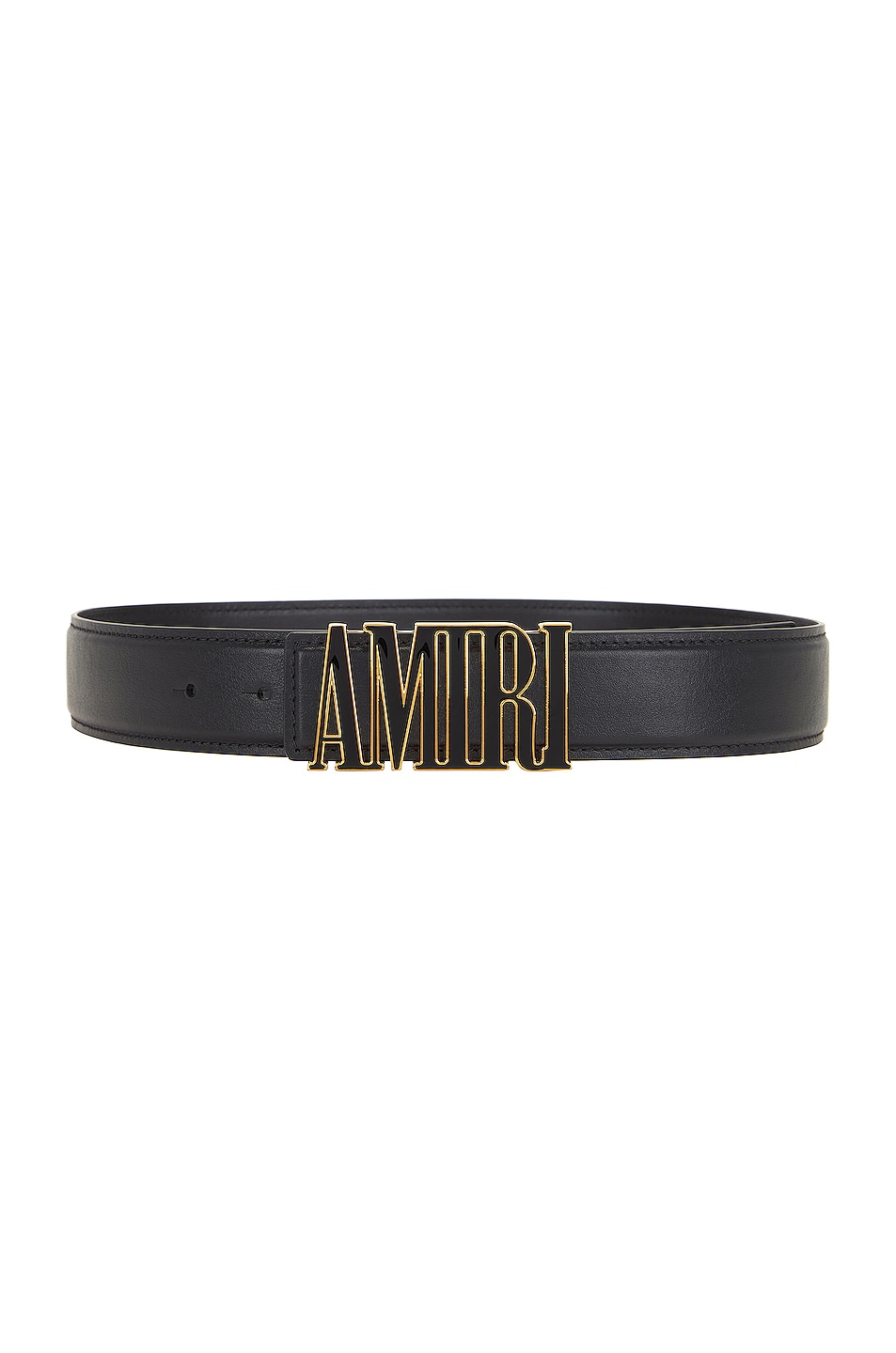 Amiri Nappa 4cm Belt in Black