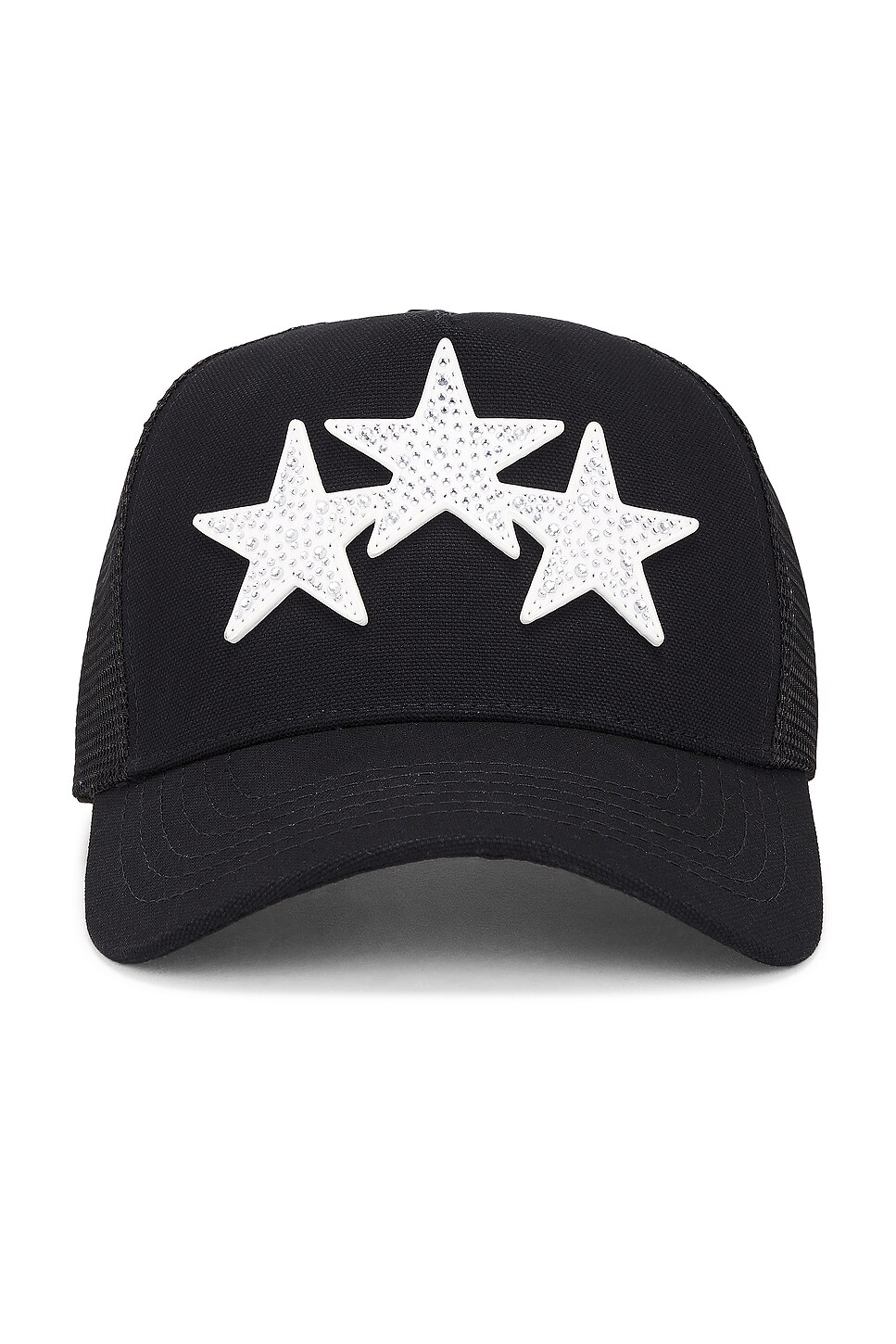 Amiri Crystal 3 Star Trucker Hat