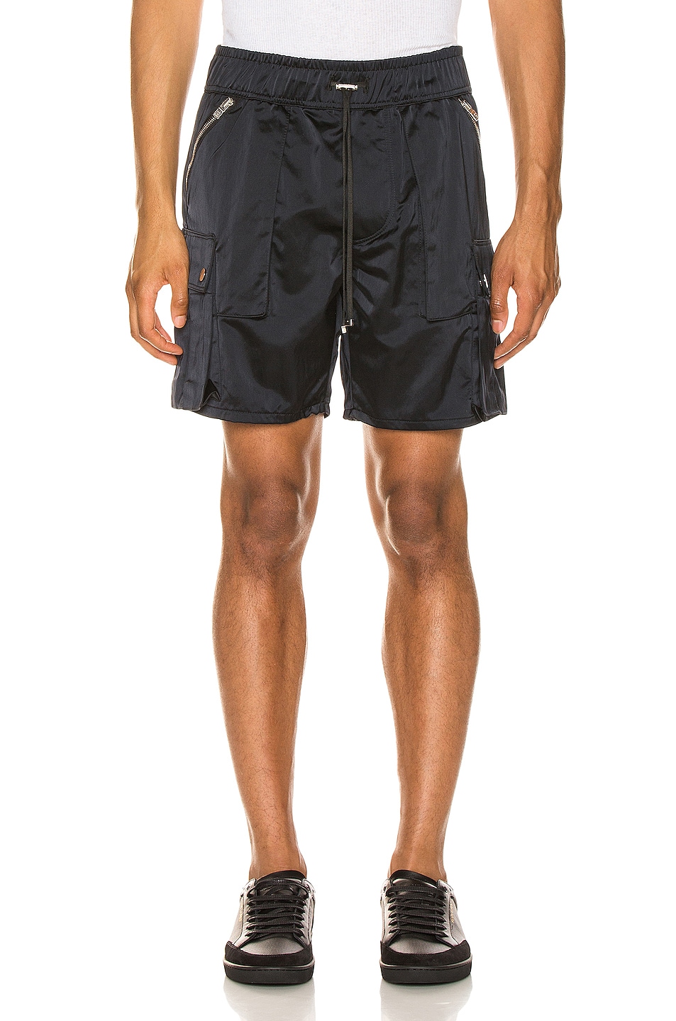 Image 1 of Amiri Cargo Shorts in Black