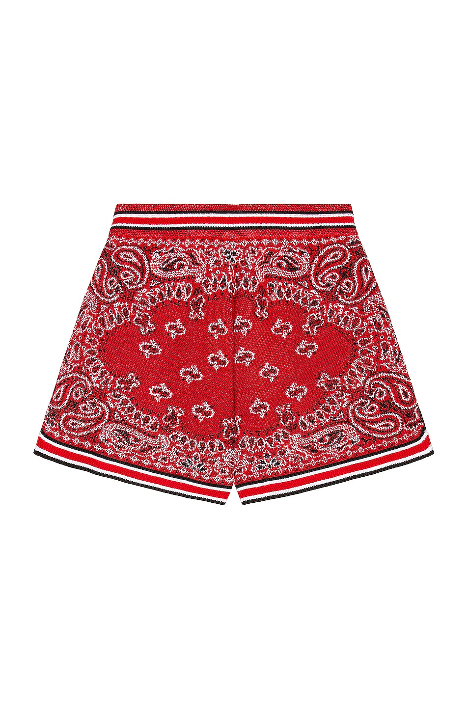 Amiri Bandana Basketball Shorts in Red FWRD