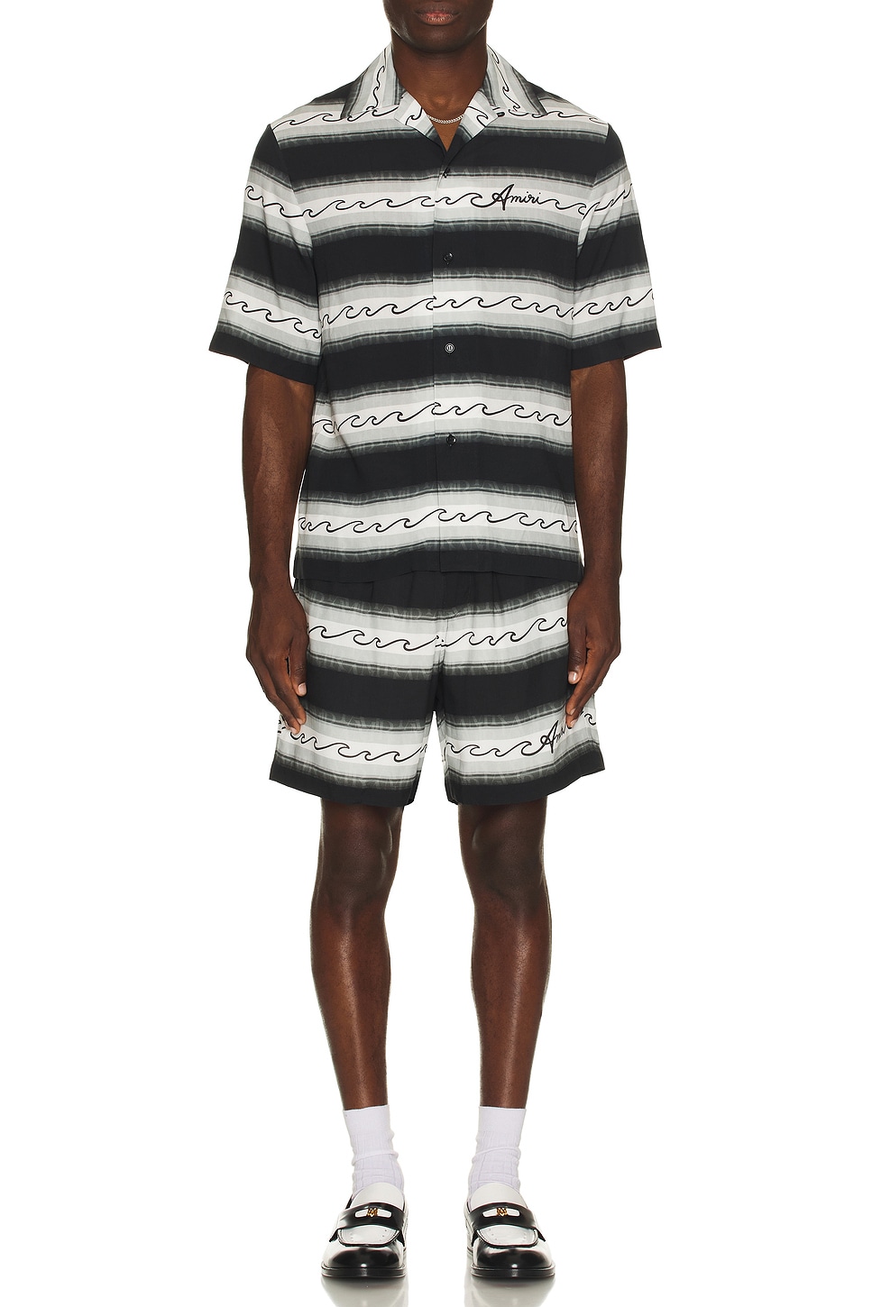 Image 1 of Amiri Wave Baja Short in Black