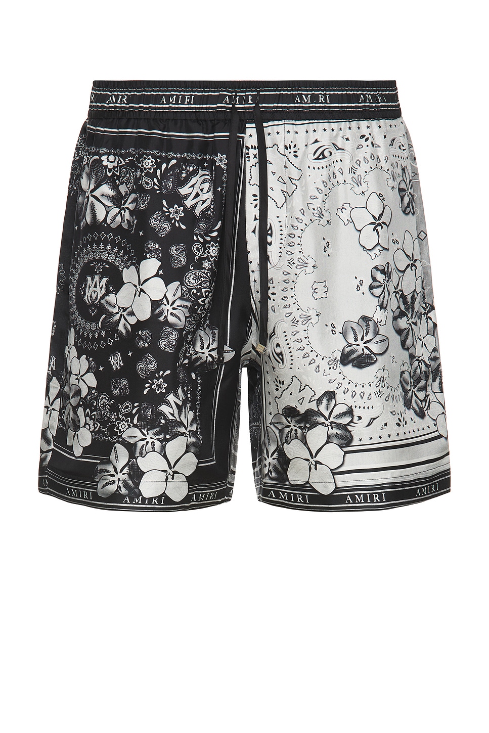 Image 1 of Amiri Bandana Floral Short in Black