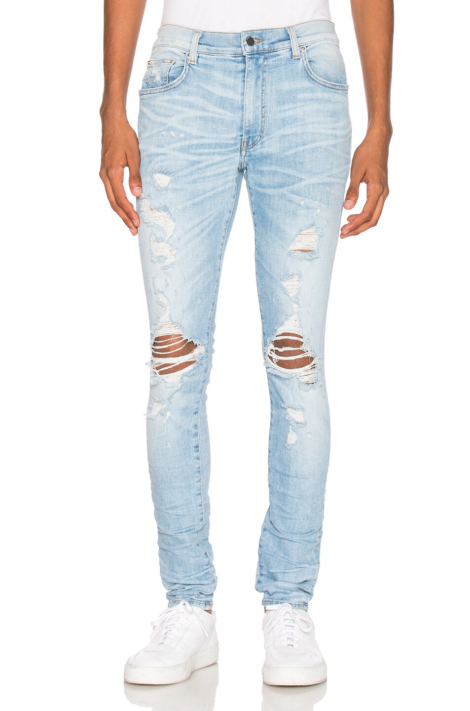 Image 1 of Amiri Thrasher Jeans in Rosebowl