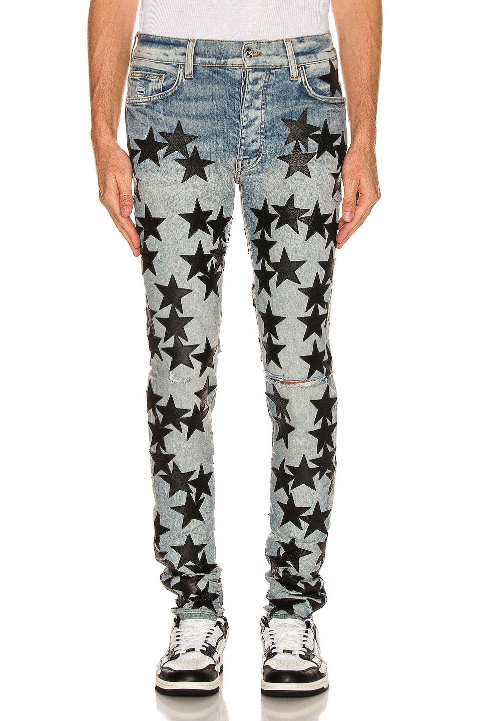 amiri blue star jeans