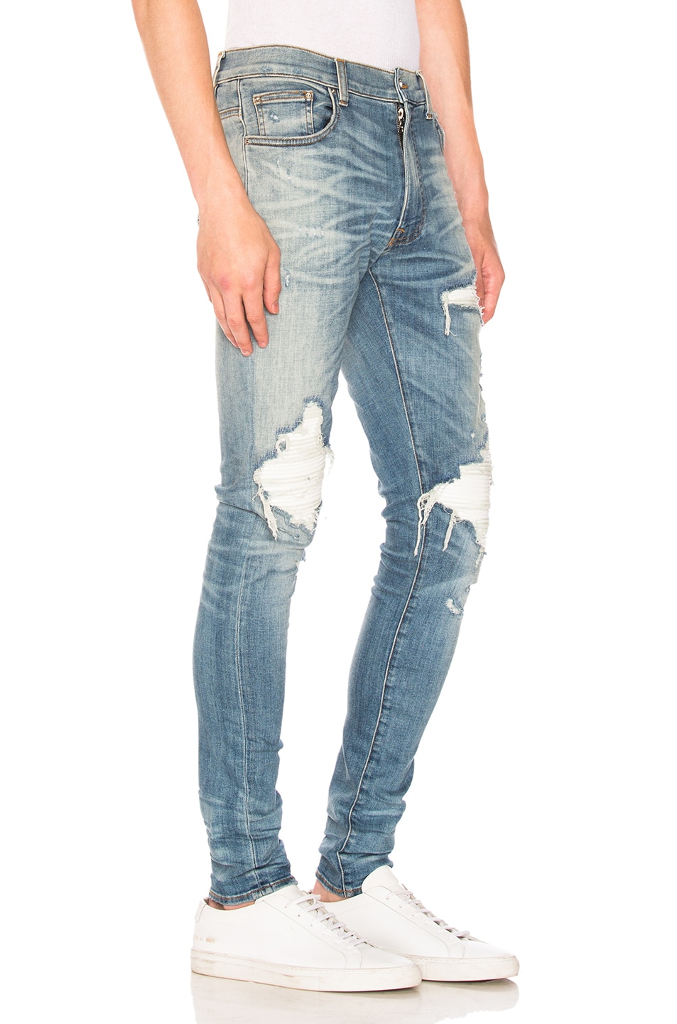 Amiri MX1 Classic Jean in Light Indigo | FWRD