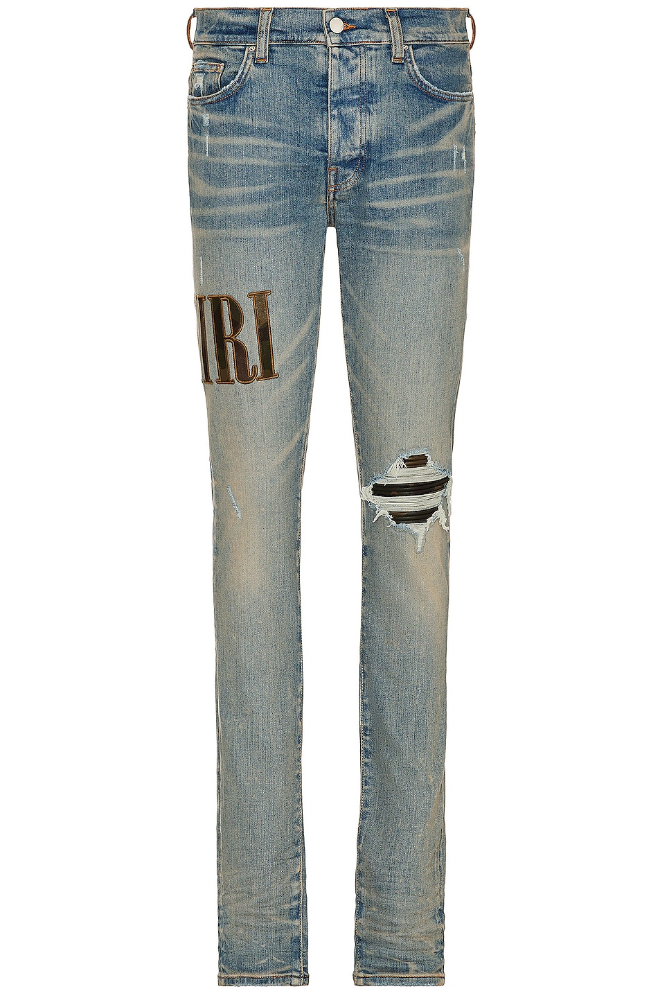 Image 1 of Amiri Core Applique Jean in Clay Indigo