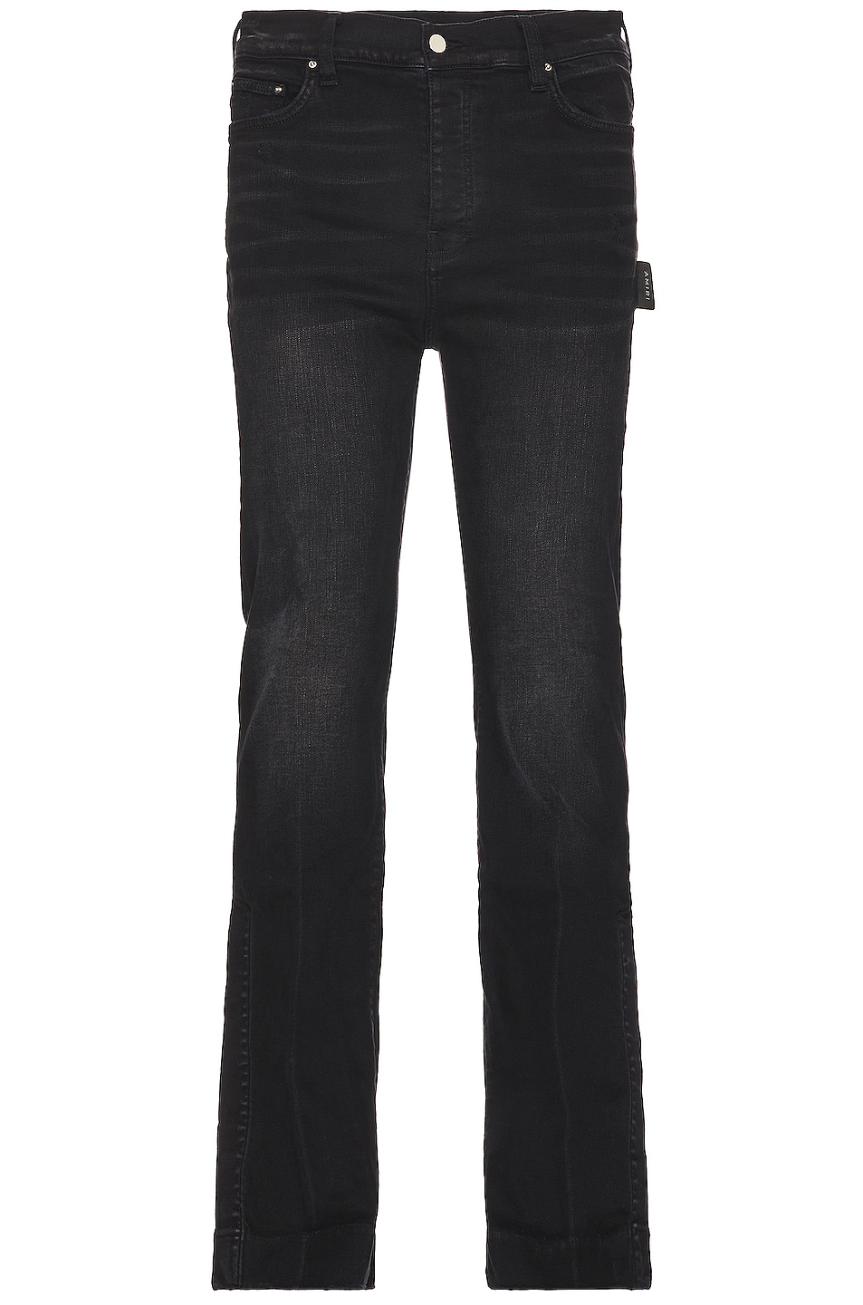 Image 1 of Amiri Stacked Flare Jean in Aged Black