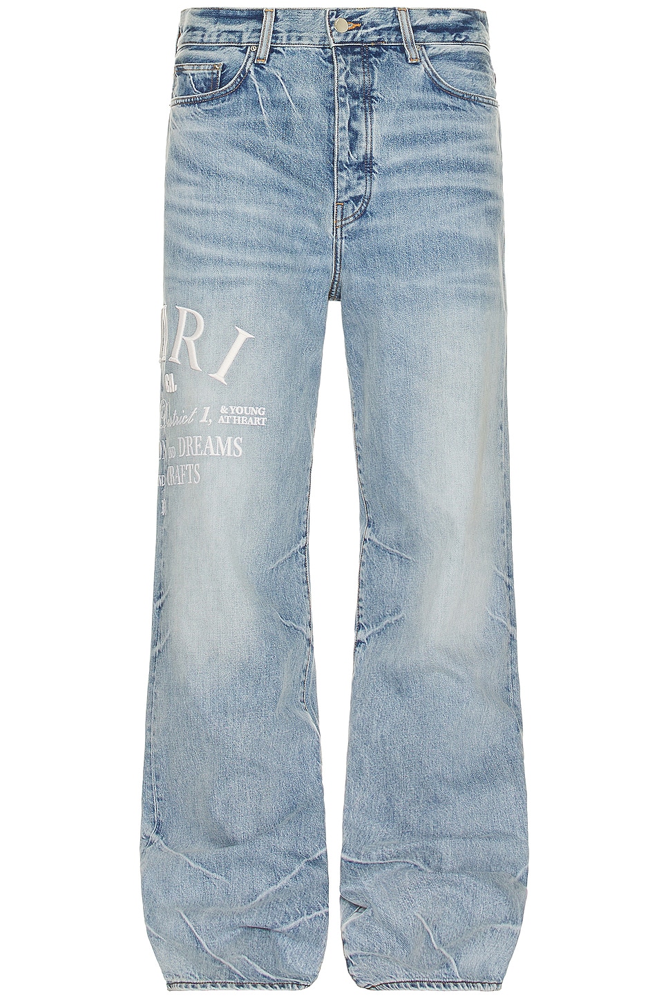 Image 1 of Amiri Arts District Baggy Jean in Perfect Indigo