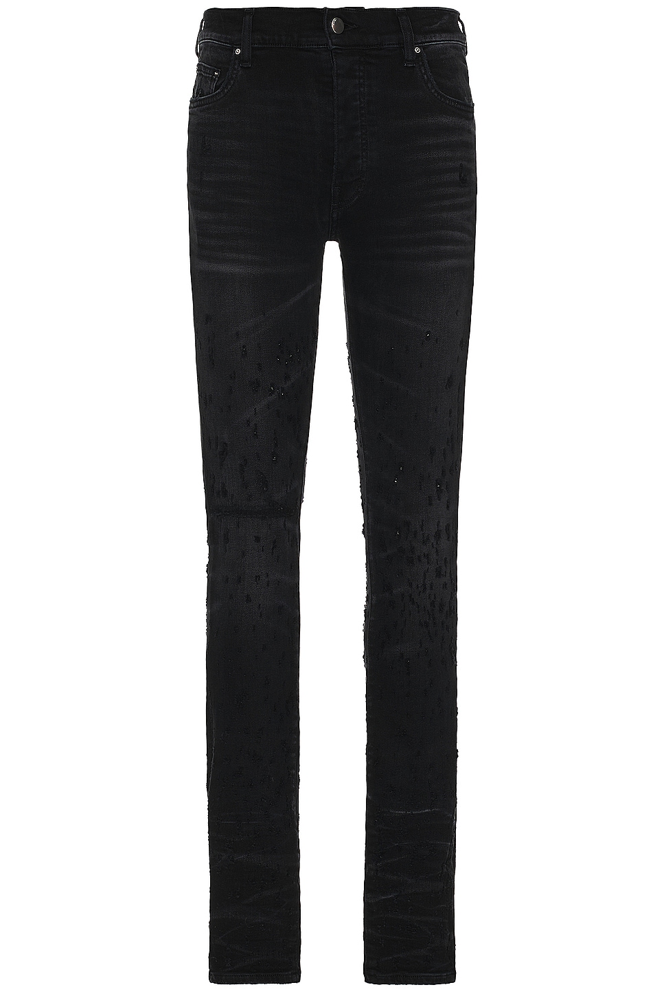 Image 1 of Amiri Shotgun Skinny Jean in Faded Black
