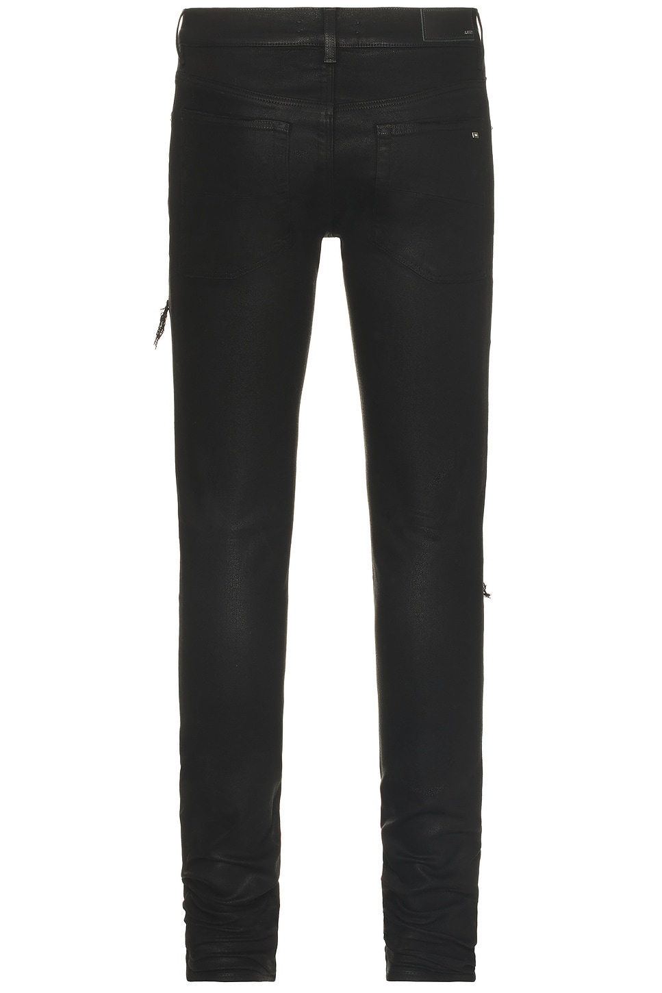 Shop Amiri Wax Mx1 Jean In Black