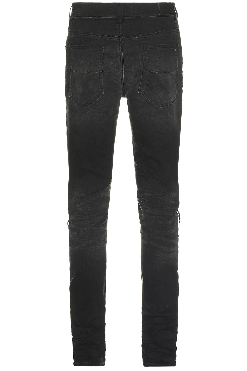 Shop Amiri Mx1 Ultrasuede Jean In Vintage Black