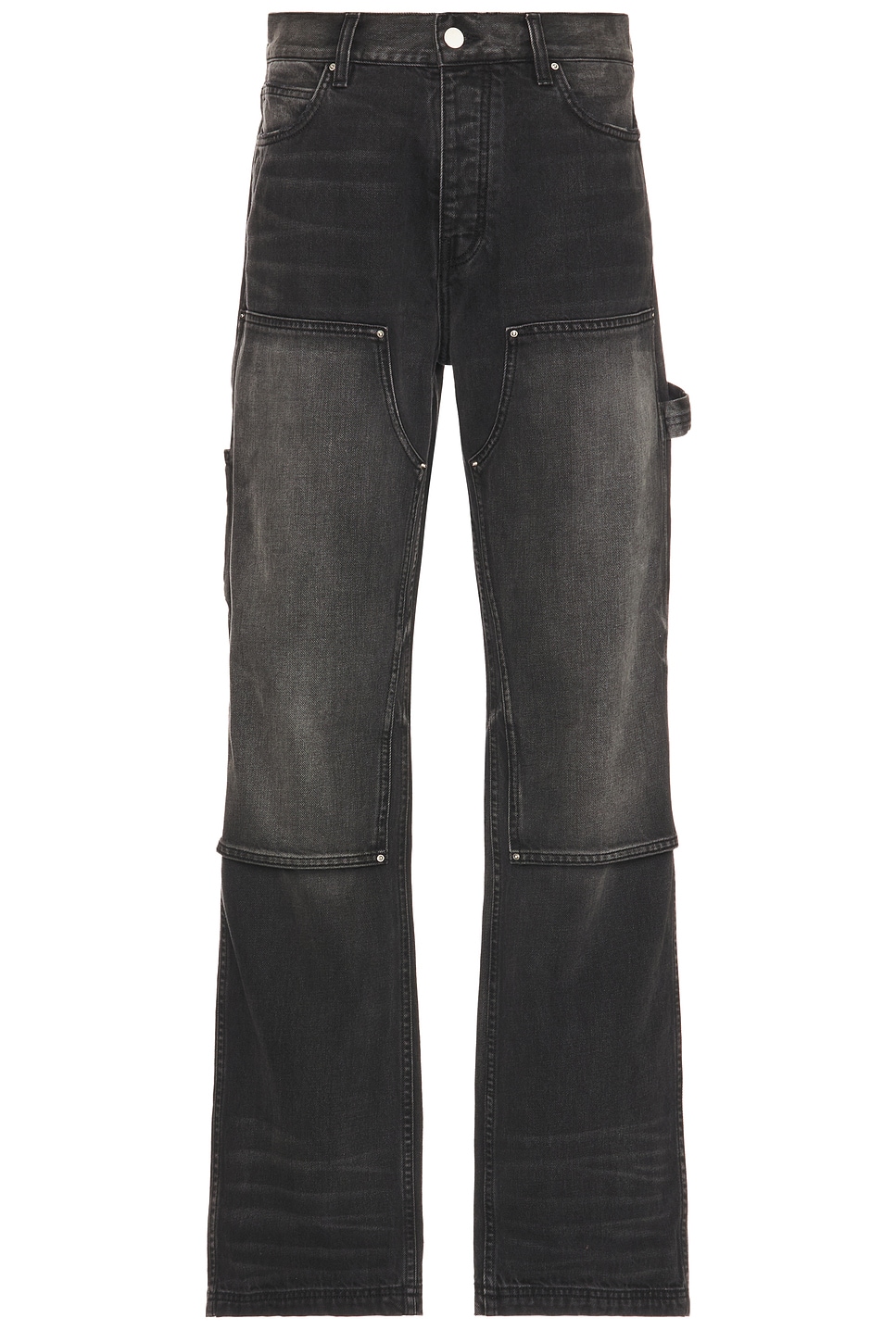 Shop Amiri Carpenter Jean In Rain Grey