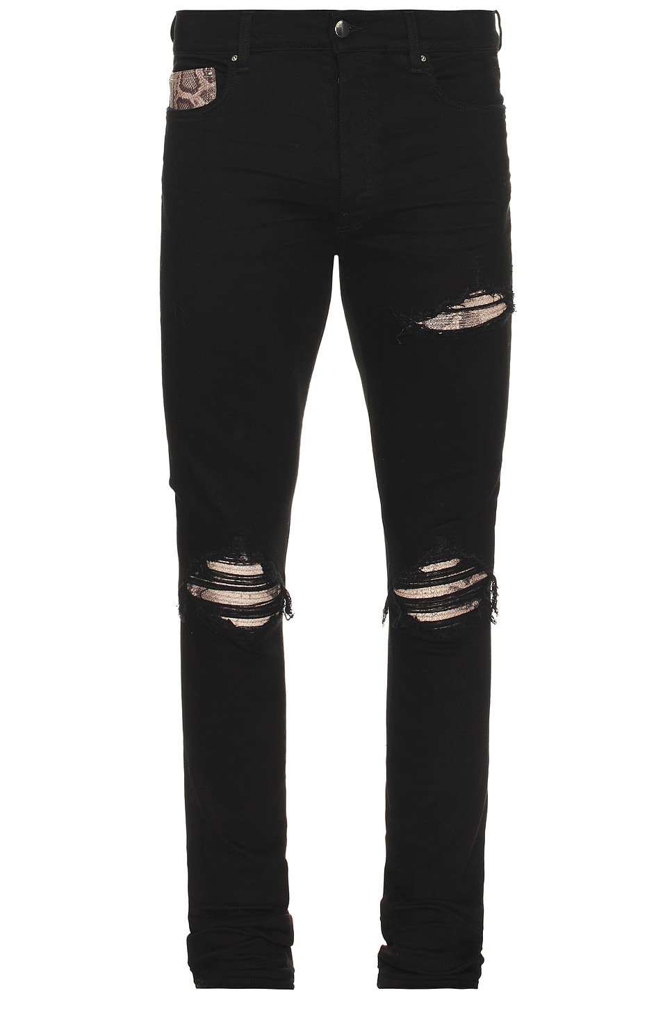 Image 1 of Amiri Snake MX1 Jean in Black Od