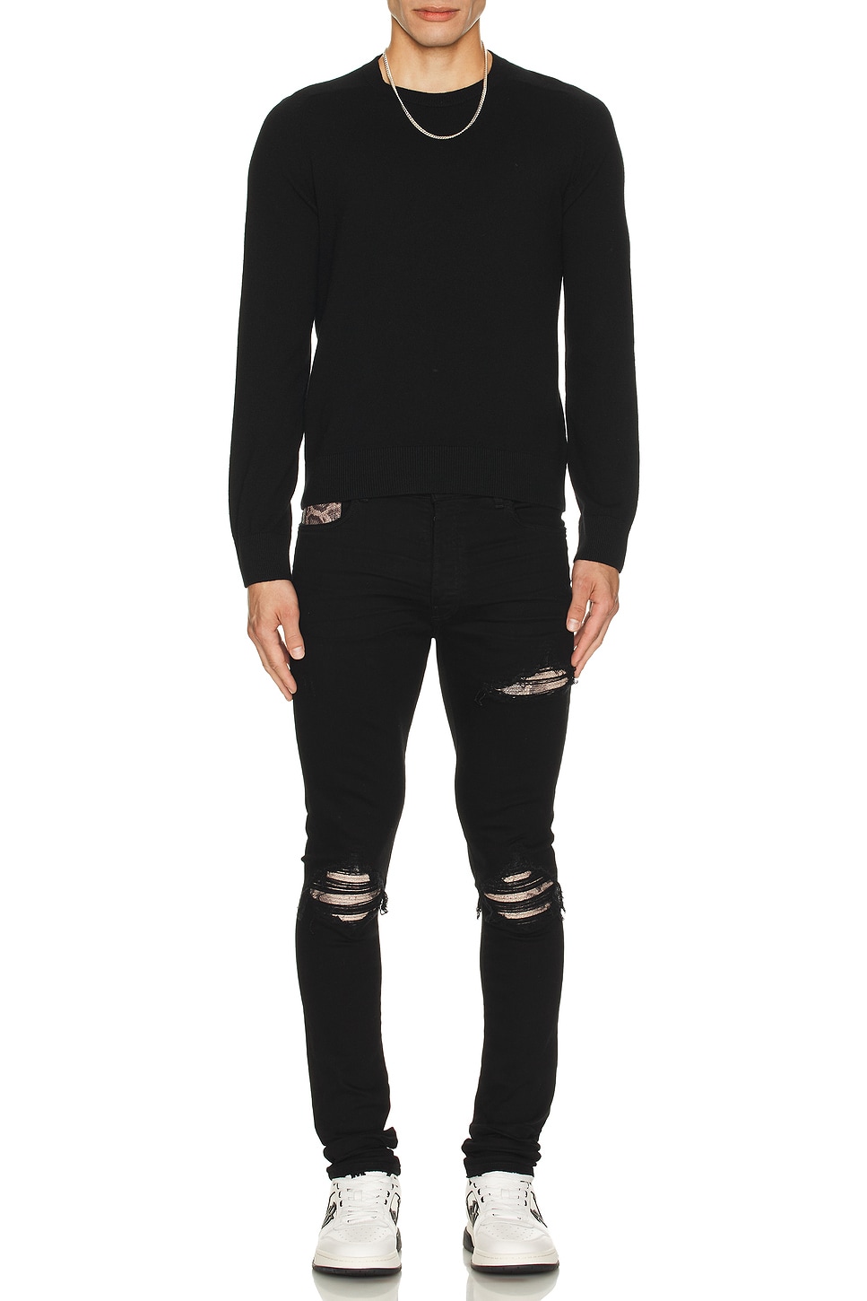 Image 1 of Amiri Snake MX1 Jeans in Black Od