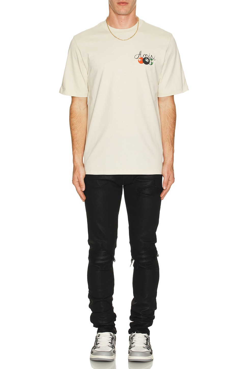 Image 1 of Amiri MX1 Jeans in Black Wax