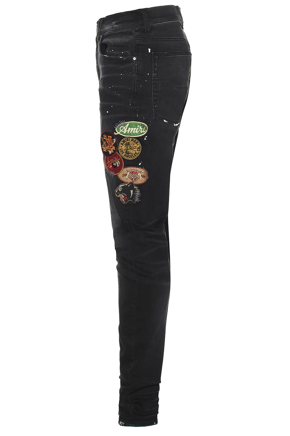 Vintage Patch Skinny Jeans - Thumbnail 3