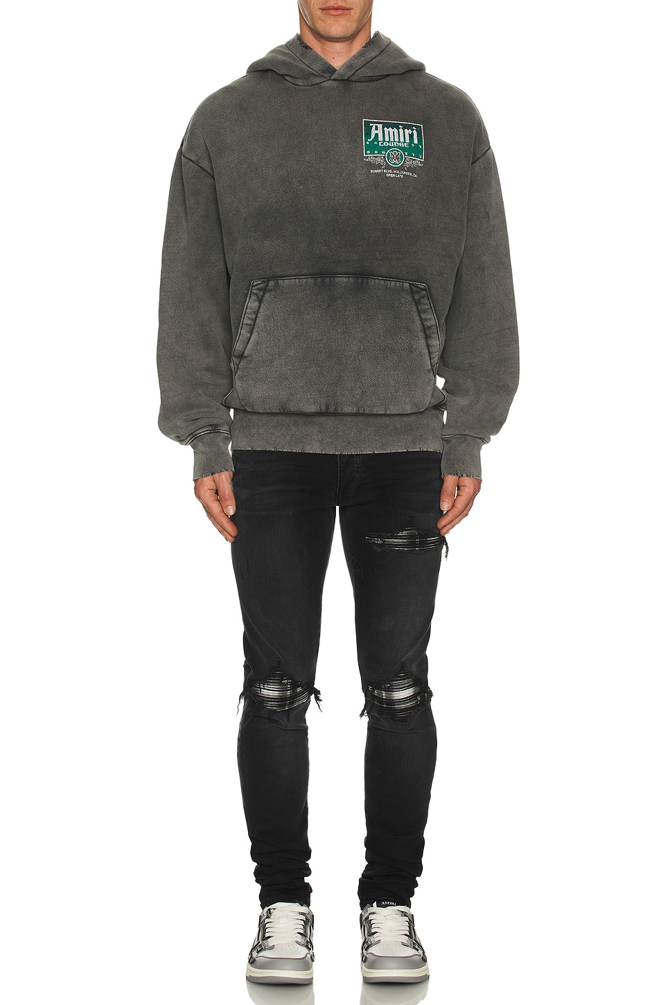 Image 1 of Amiri MA Quad Plaid MX1 Jeans in Vintage Black
