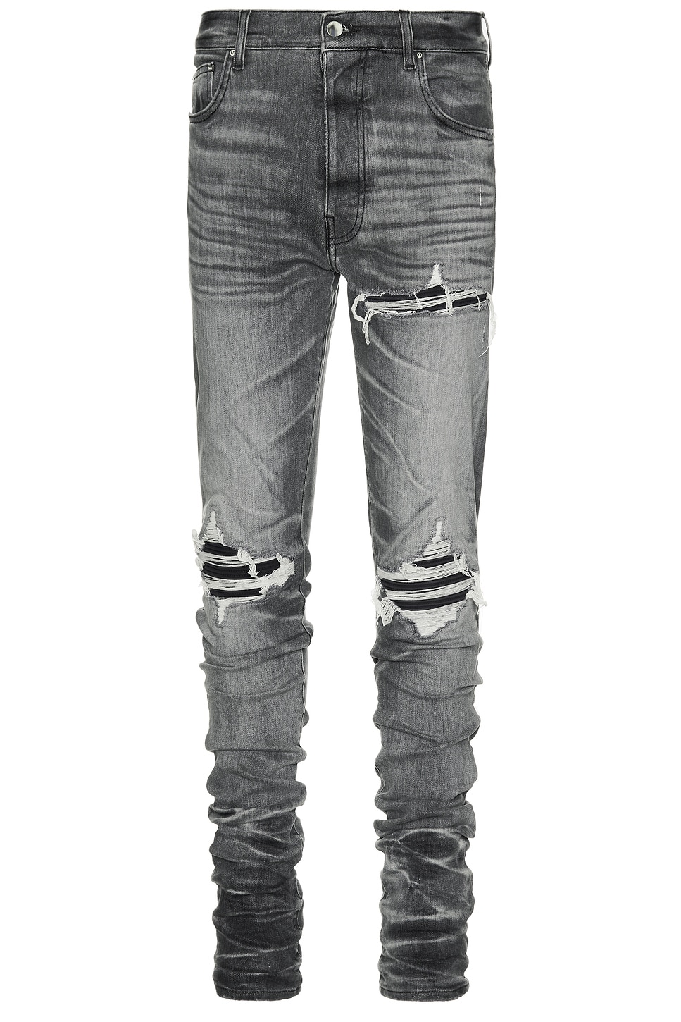 Image 1 of Amiri Suede MX1 Jean in Storm Grey