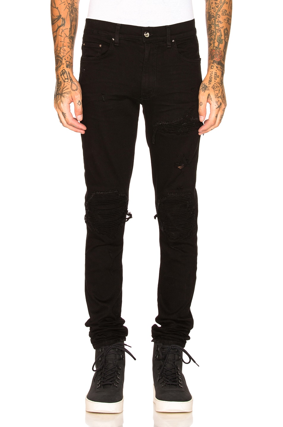 Image 1 of Amiri MX1 Patch Jean in Black