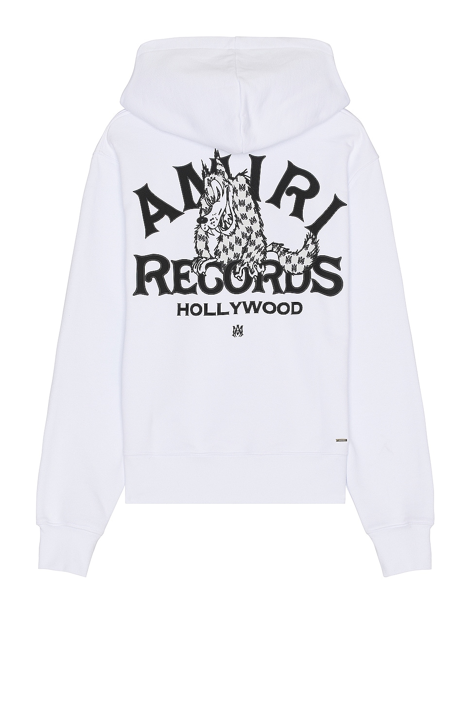 Image 1 of Amiri Records Wolf Hoodie in White