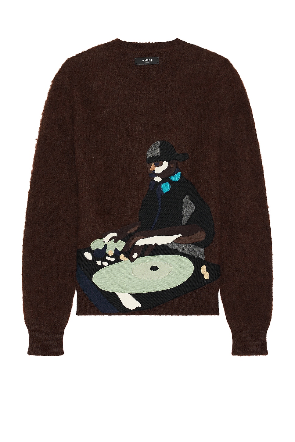 Amiri Turn Table Sweater in Brown | FWRD