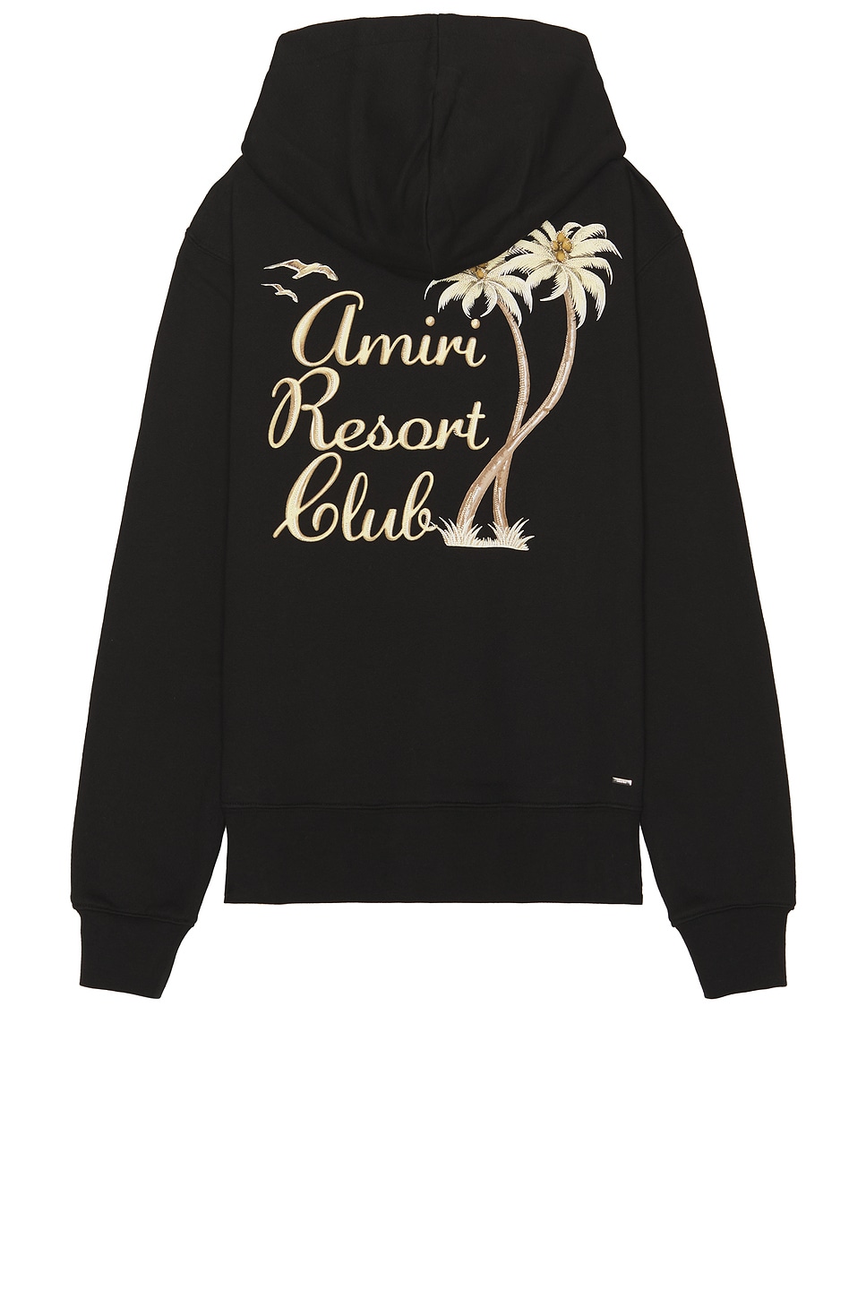 Shop Amiri Resort Club Hoodie In Black