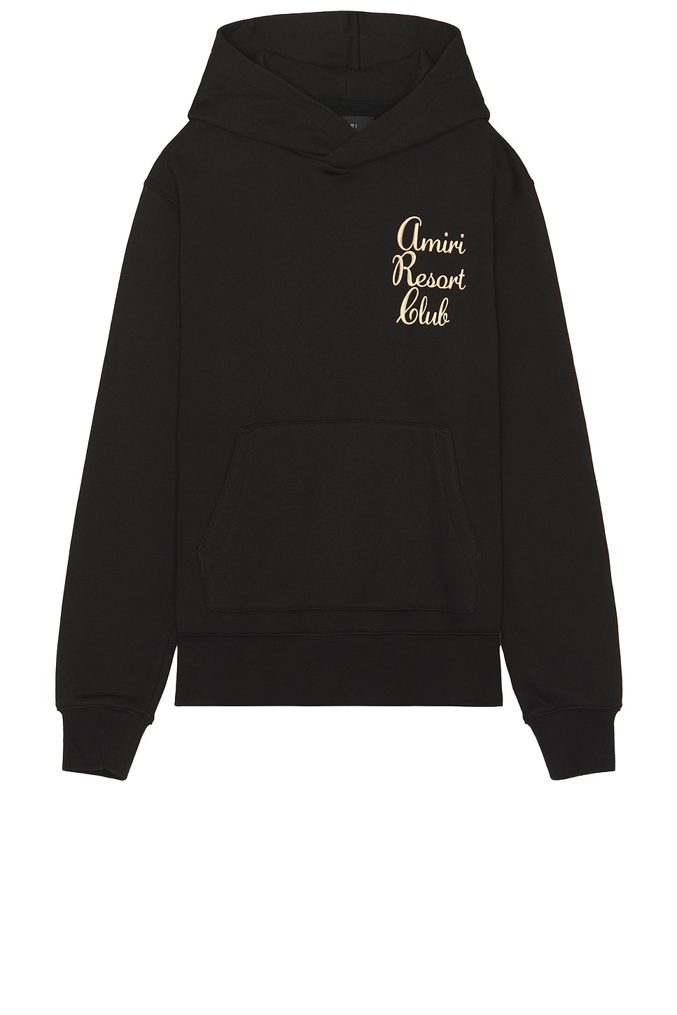 Shop Amiri Resort Club Hoodie In Black