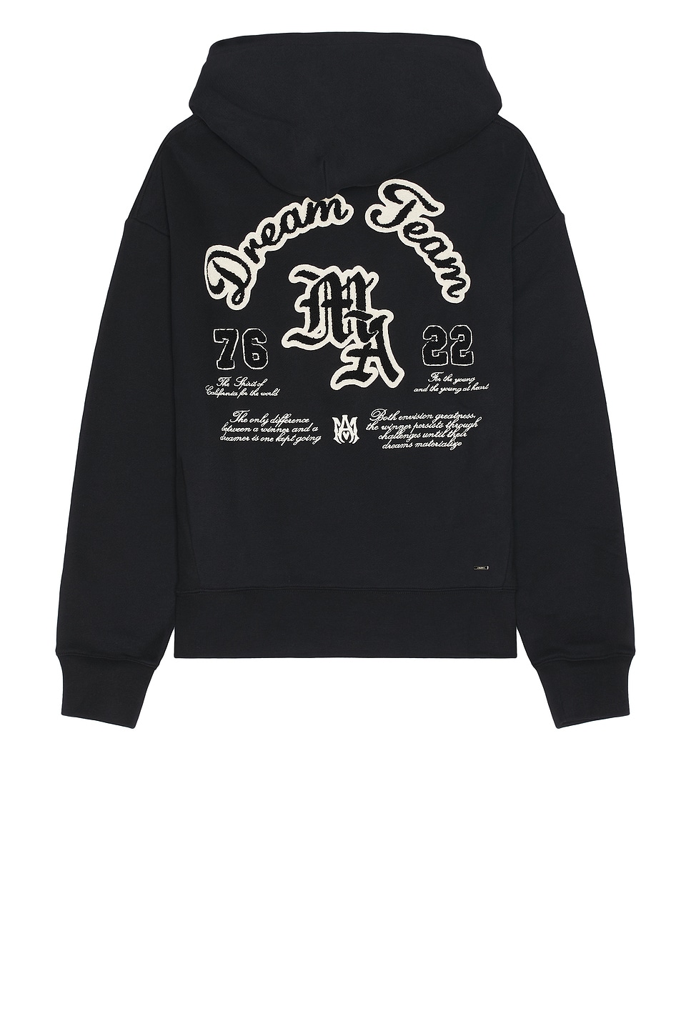 Image 1 of Amiri Dream Team Oversized Hoodie in Black