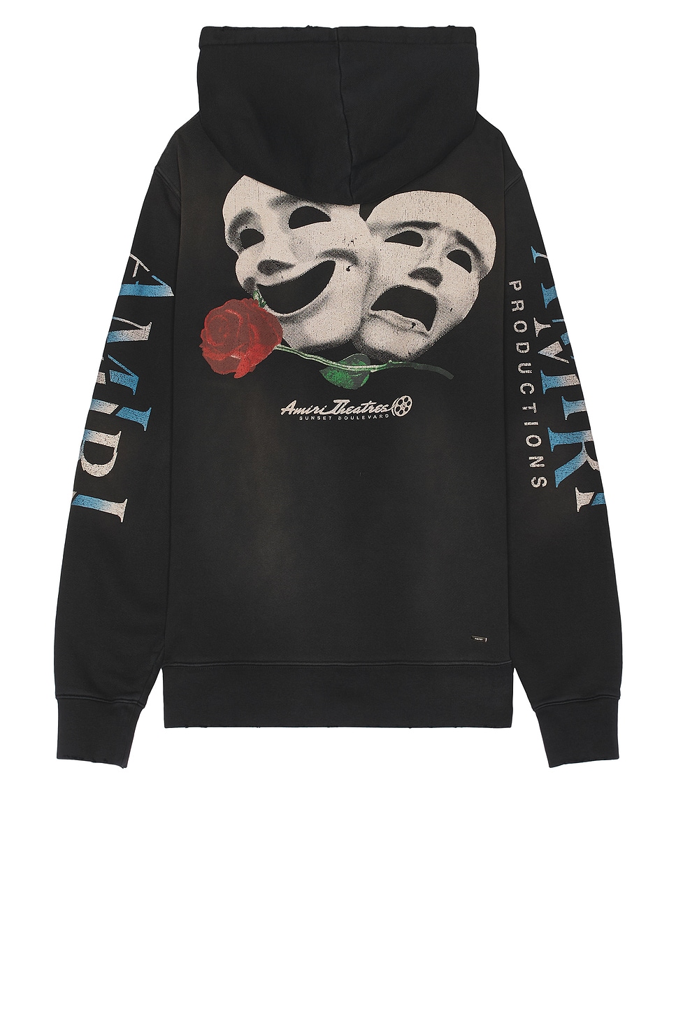 Image 1 of Amiri Theatre Masks Hoodie in Black