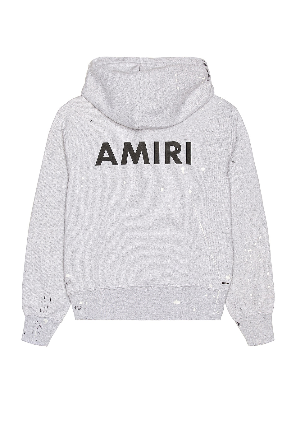 Image 1 of Amiri Army Paint Hoodie in Heather Grey in Heather Gray