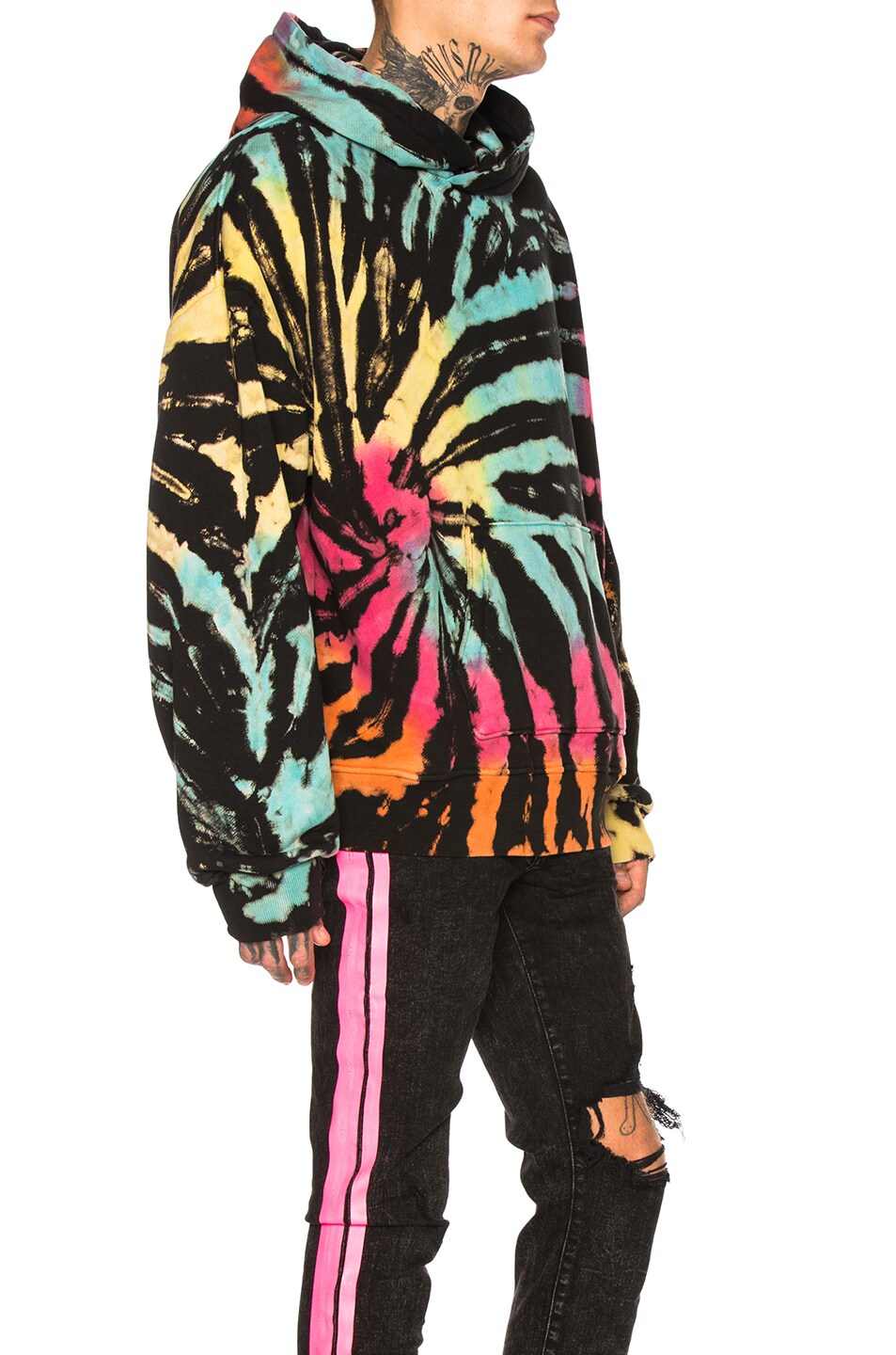 amiri reverse tie dye hoodie