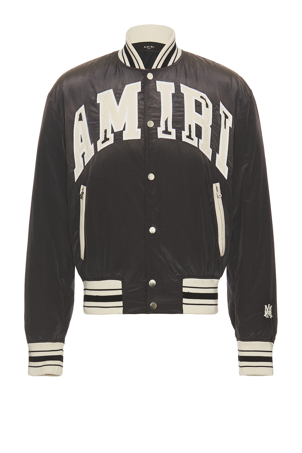 Shop Amiri Sun Faded Bomber In Black