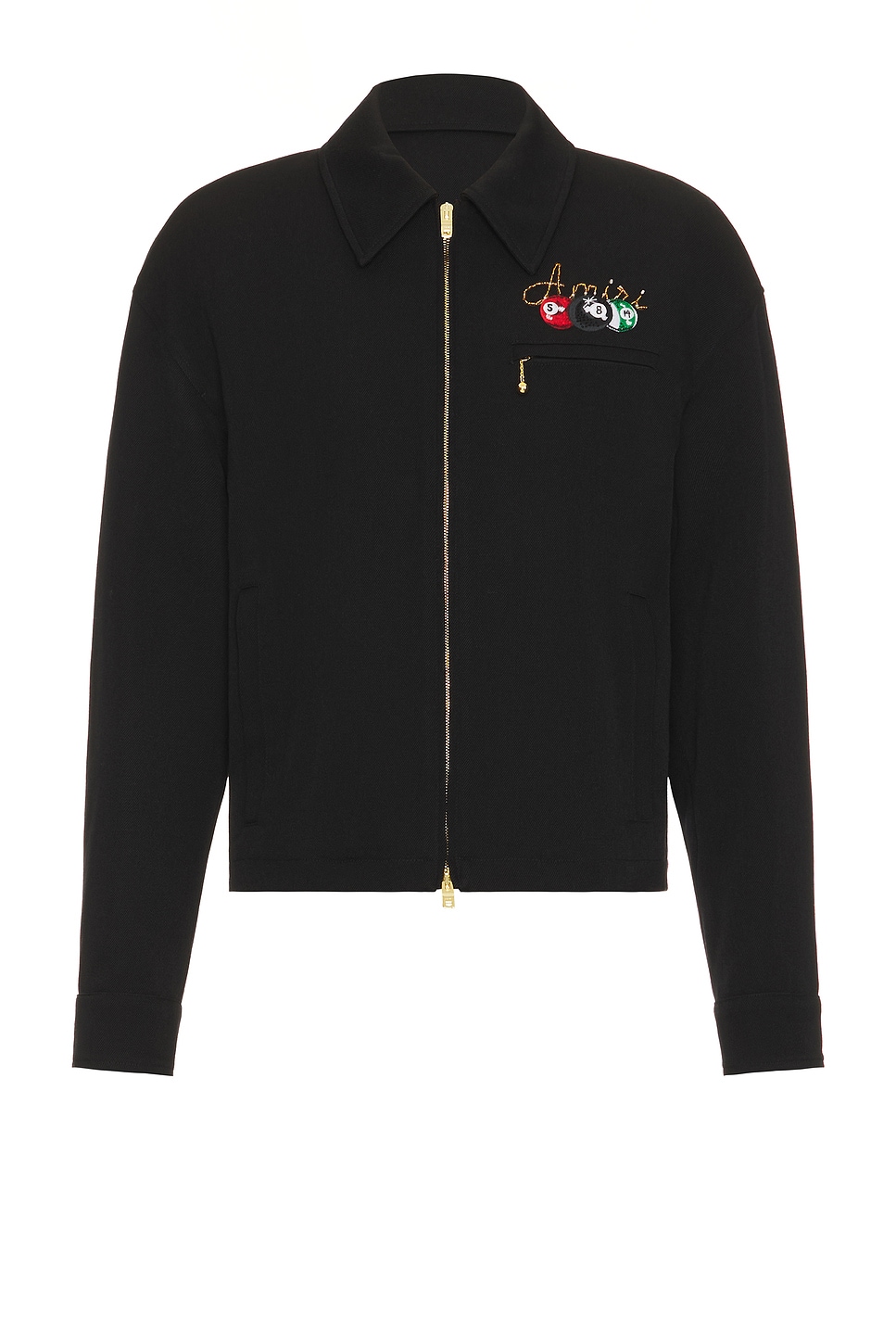 Amiri Pool Cue Blouson In Black