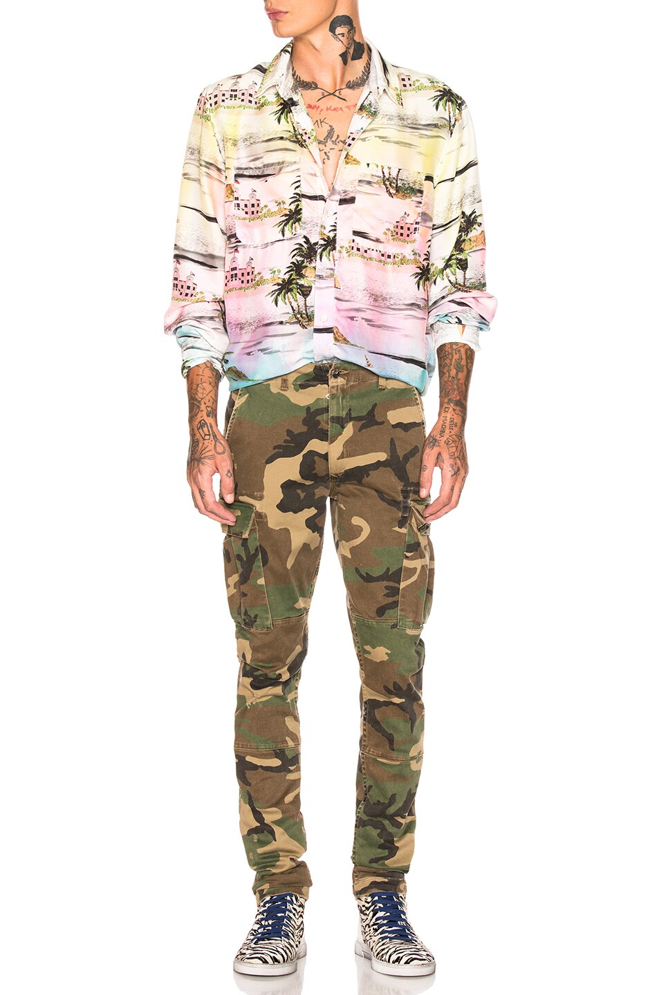 amiri camo pants