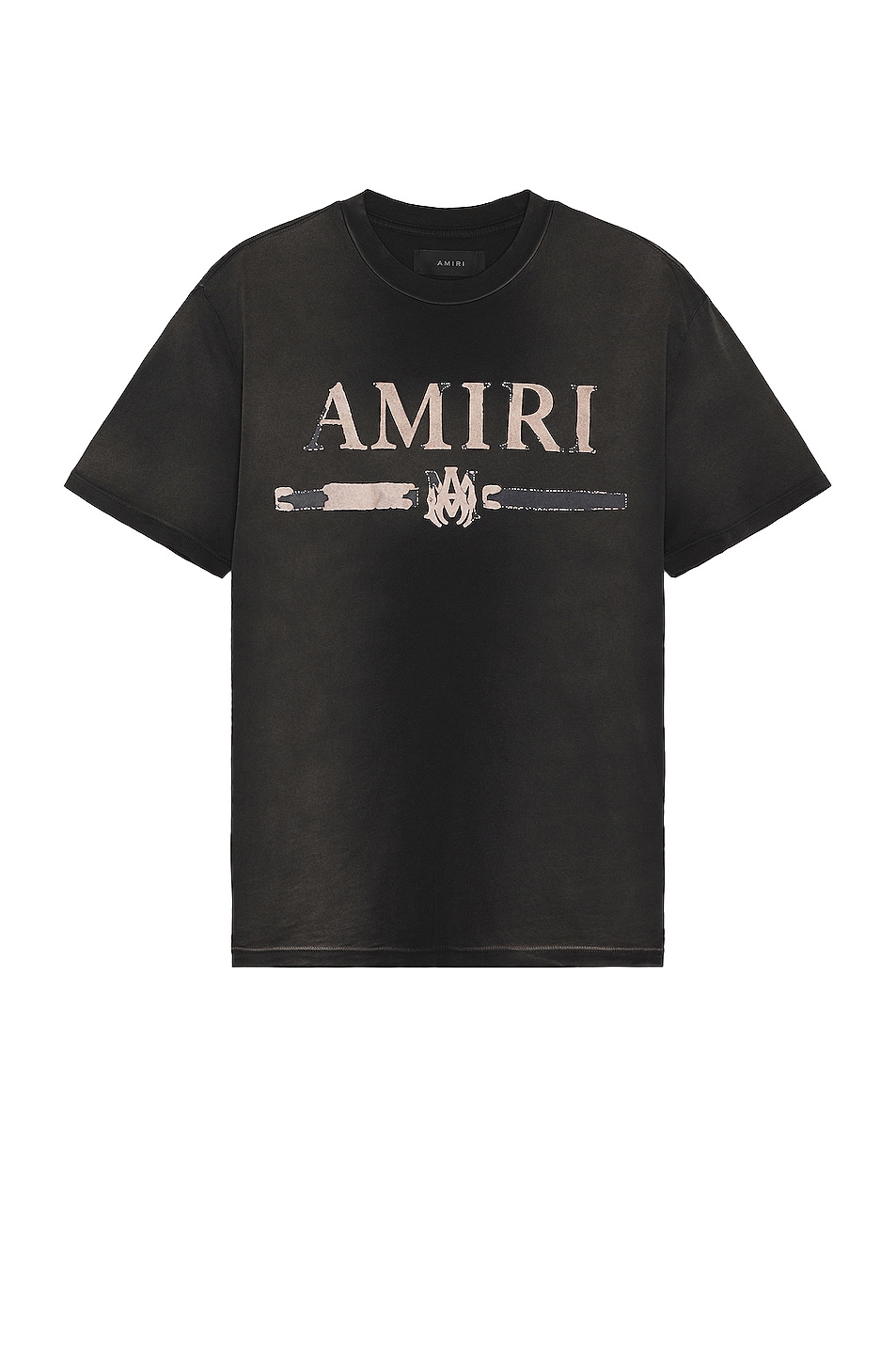 Image 1 of Amiri Ma Bar Applique Tee in Black