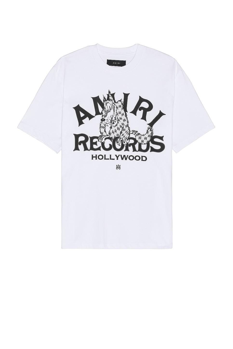 Image 1 of Amiri Records Wolf Tee in White