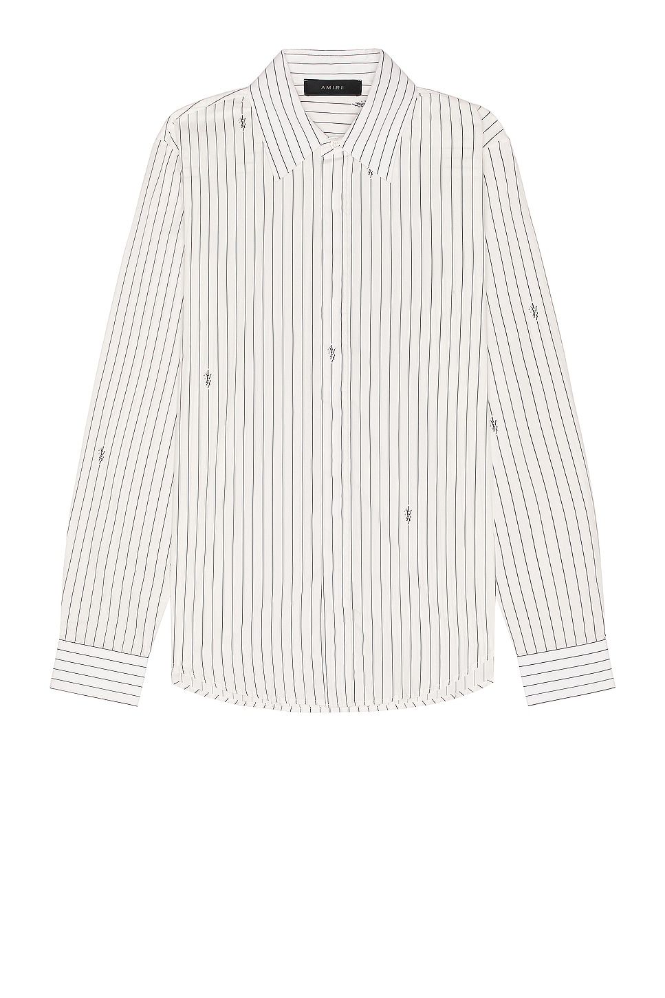Image 1 of Amiri Stack Pinstripe Shirt in White