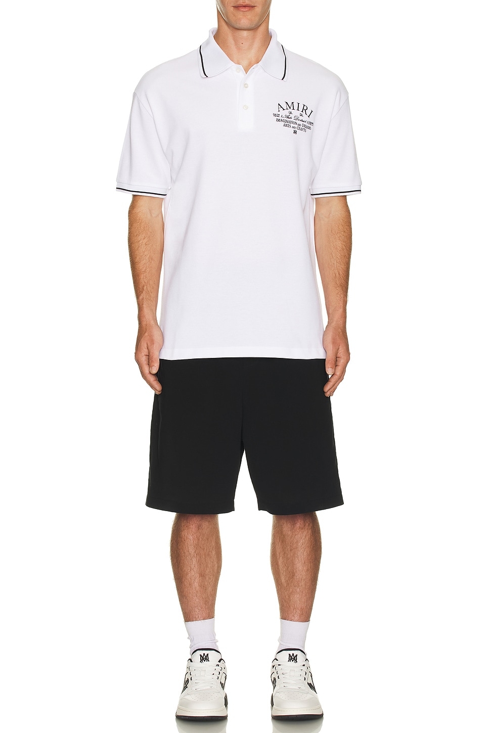 Image 1 of Amiri Arts District Polo in White
