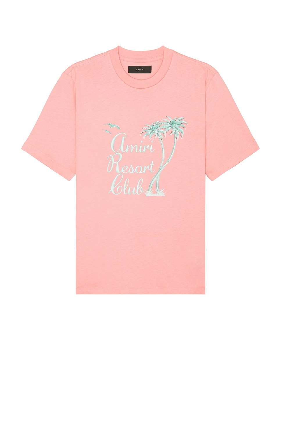 Shop Amiri Resort Club Tee In Flamingo Pink