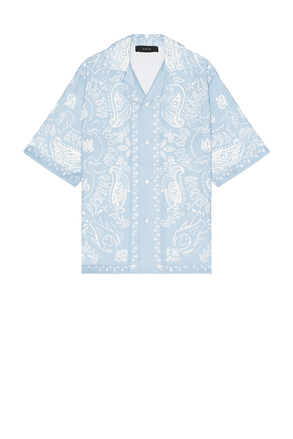 Amiri Bandana Watercolor Camp Shirt