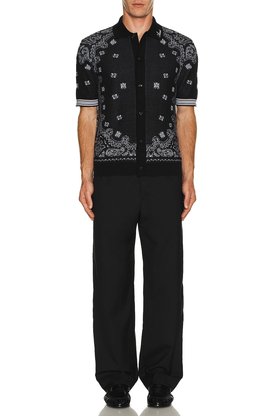 Image 1 of Amiri Bandana Shirt in Black