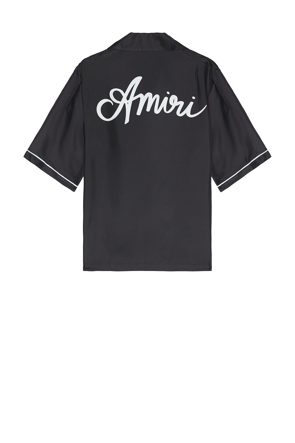 Image 1 of Amiri MA Swirl Bowling Shirt in Black